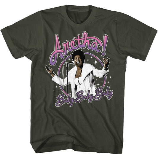 Aretha - Baby Baby Baby - Short Sleeve - Adult - T-Shirt - clothing by TeeHivey.com