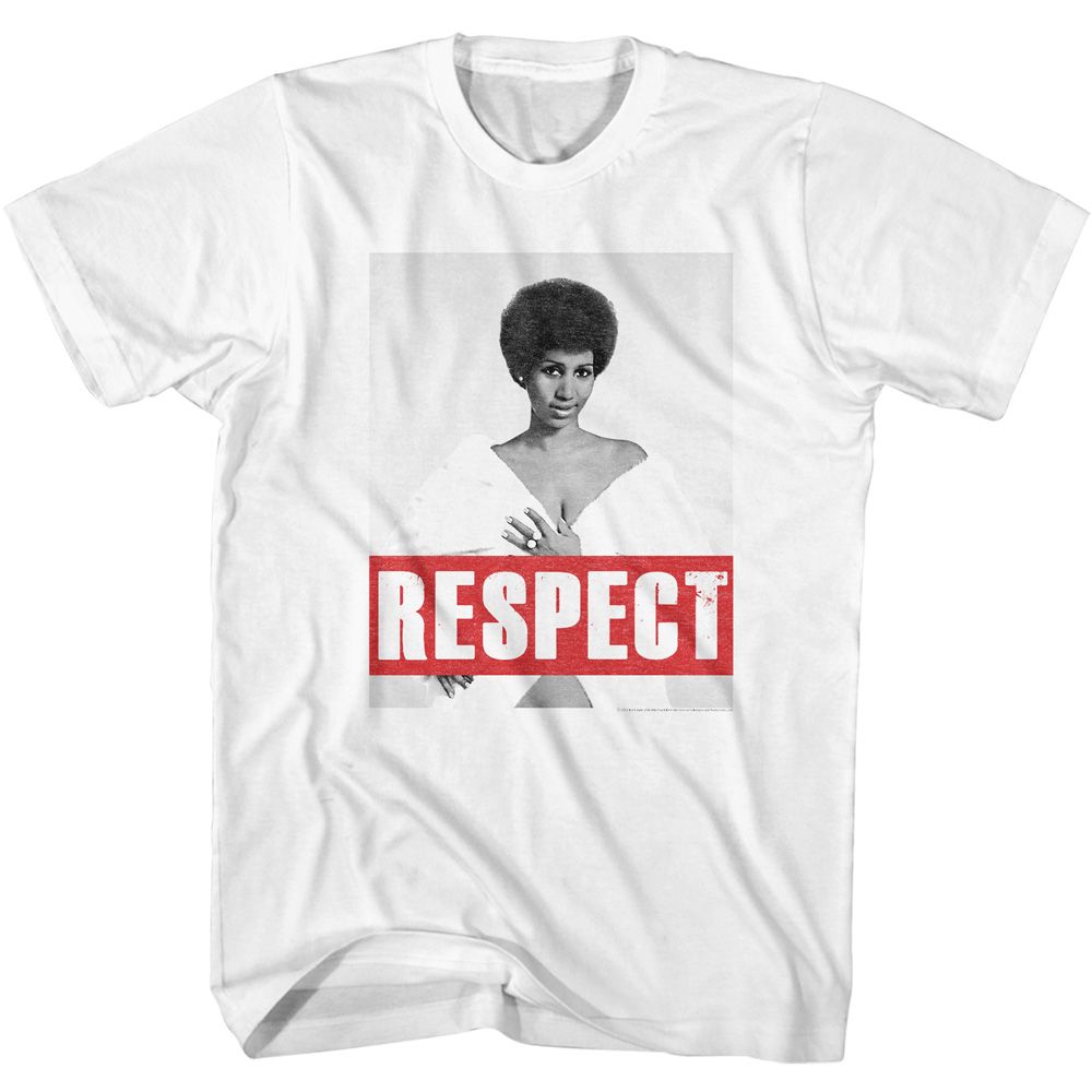 Aretha - Respect - Short Sleeve - Adult - T-Shirt - clothing by TeeHivey.com