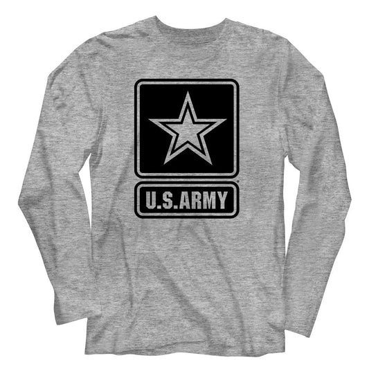 Army - Star Logo - Long Sleeve - Heather - Adult - T-Shirt
