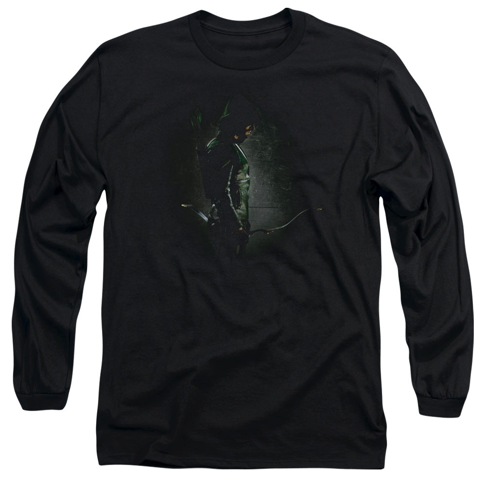 Arrow In The Shadows Mens Long Sleeve Shirt Black