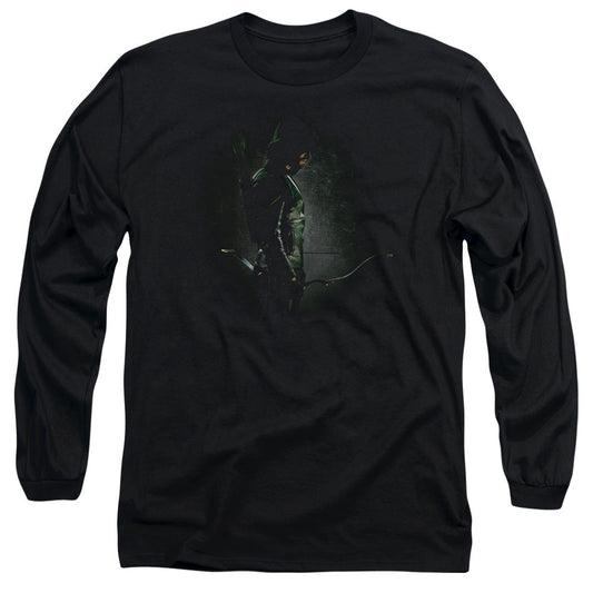 Arrow In The Shadows Mens Long Sleeve Shirt Black