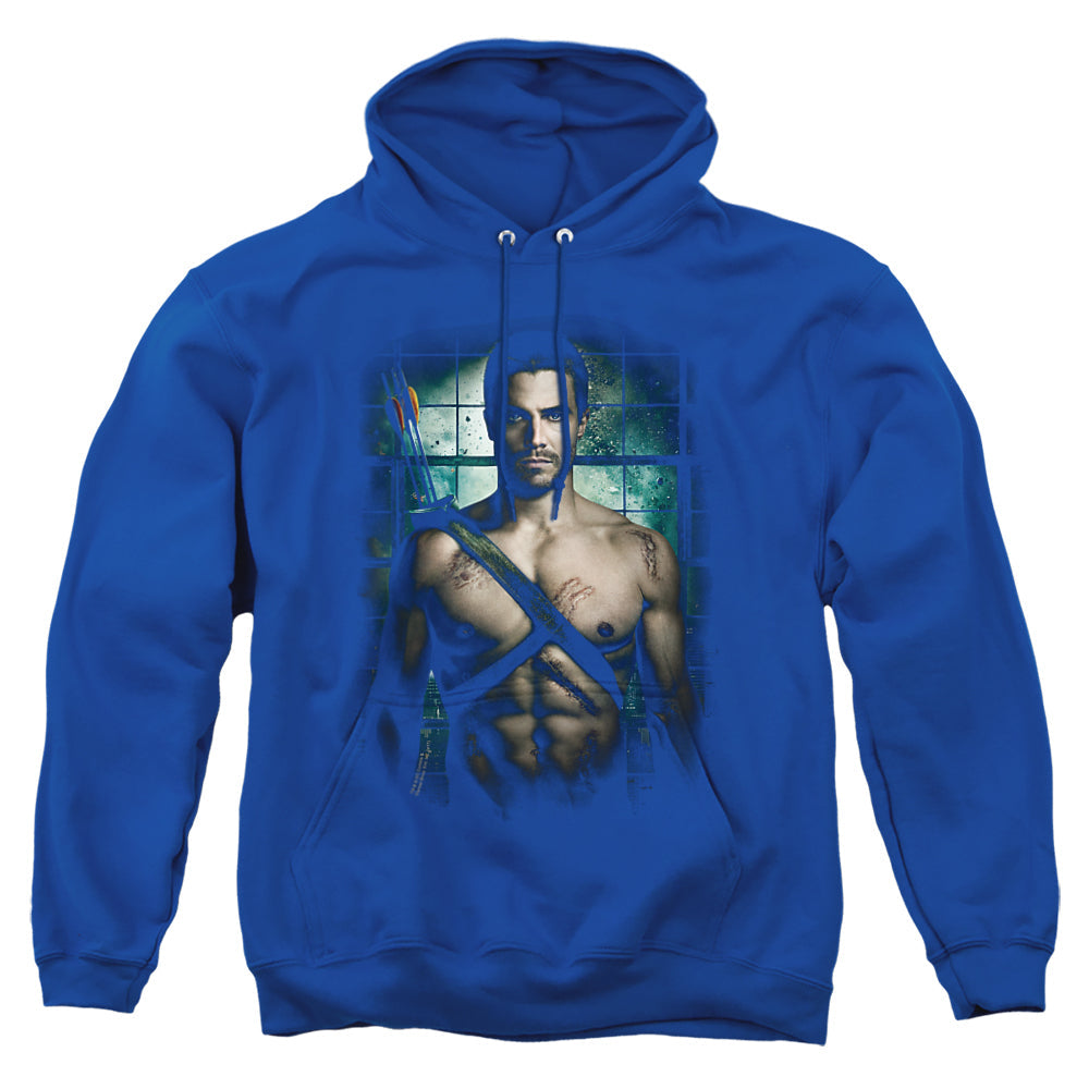 Arrow Shirtless Mens Hoodie Black - clothing by TeeHivey.com (Image 5)