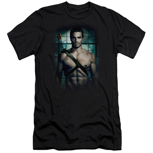 Arrow Shirtless Slim Fit Mens T Shirt Black - clothing by TeeHivey.com