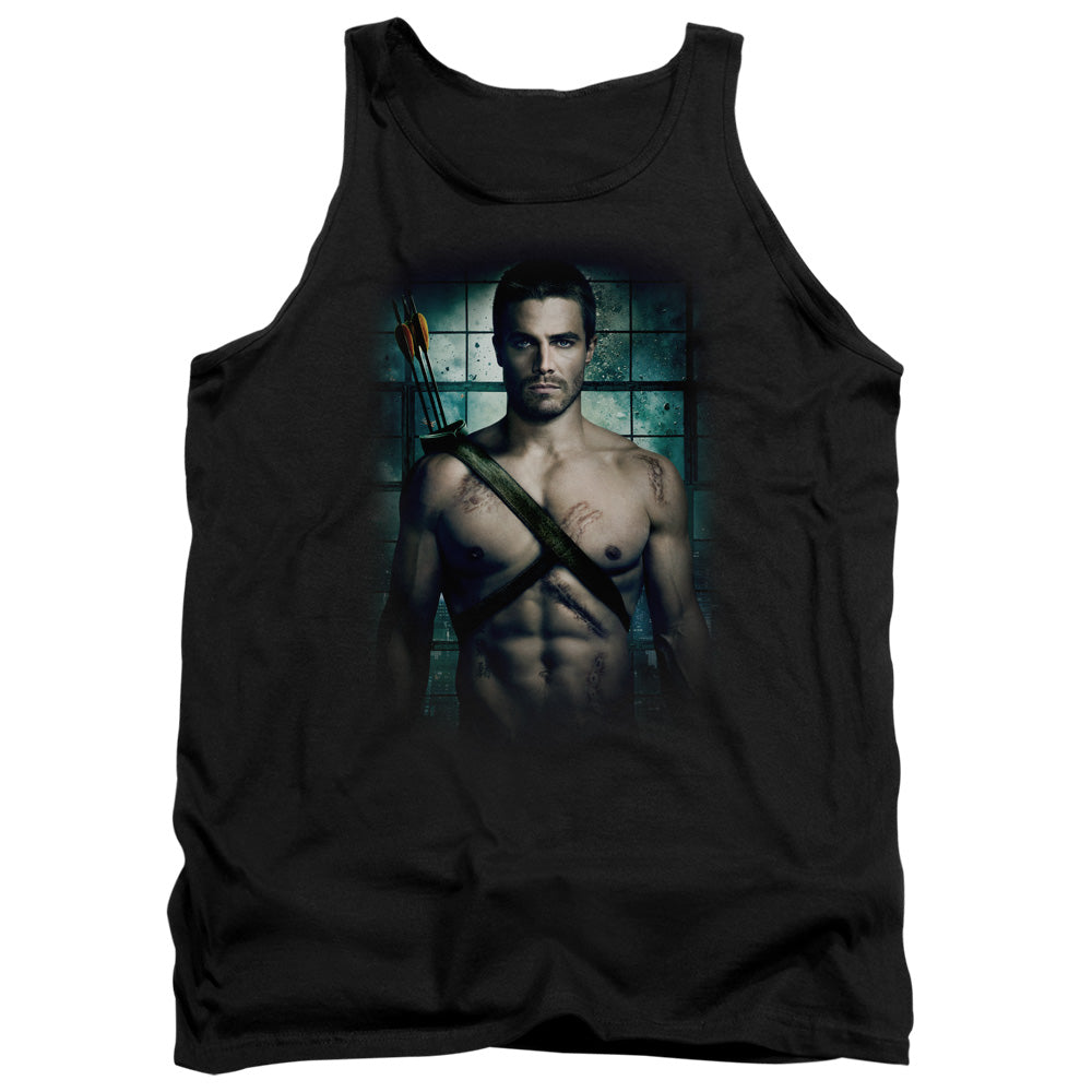 Arrow Shirtless Mens Tank Top Shirt Black - clothing by TeeHivey.com