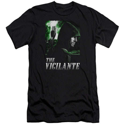 Arrow Star City Defender Premium Bella Canvas Slim Fit Mens T Shirt Black