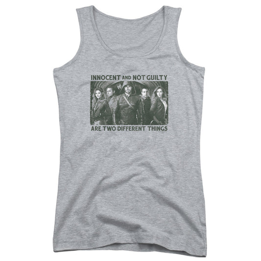 Arrow Not Guilty Womens Tank Top Shirt Athletic Heather - clothing by TeeHivey.com