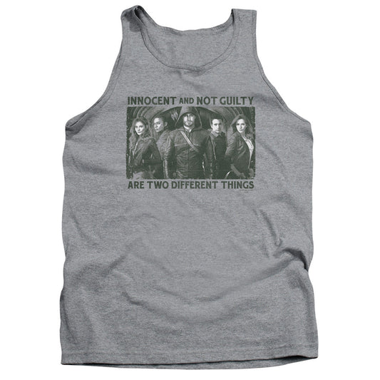 Arrow Not Guilty Mens Tank Top Shirt Athletic Heather - clothing by TeeHivey.com