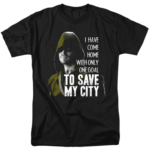 Arrow Save My City Mens T Shirt Black - clothing by TeeHivey.com