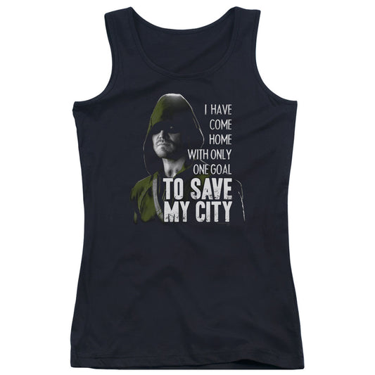Arrow Save My City Womens Tank Top Shirt Black - clothing by TeeHivey.com