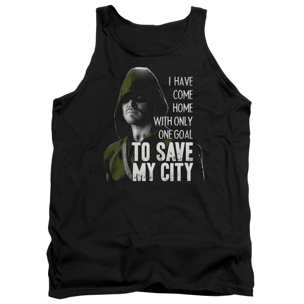 Arrow Save My City Mens Tank Top Shirt Black - clothing by TeeHivey.com
