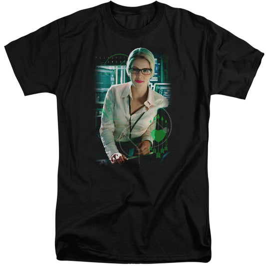Arrow Felicity Oak Mens Tall T Shirt Black - clothing by TeeHivey.com (Image 1)