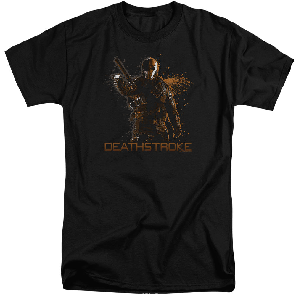 Arrow Deathstroke Mens Tall T Shirt Black - clothing by TeeHivey.com (Image 1)