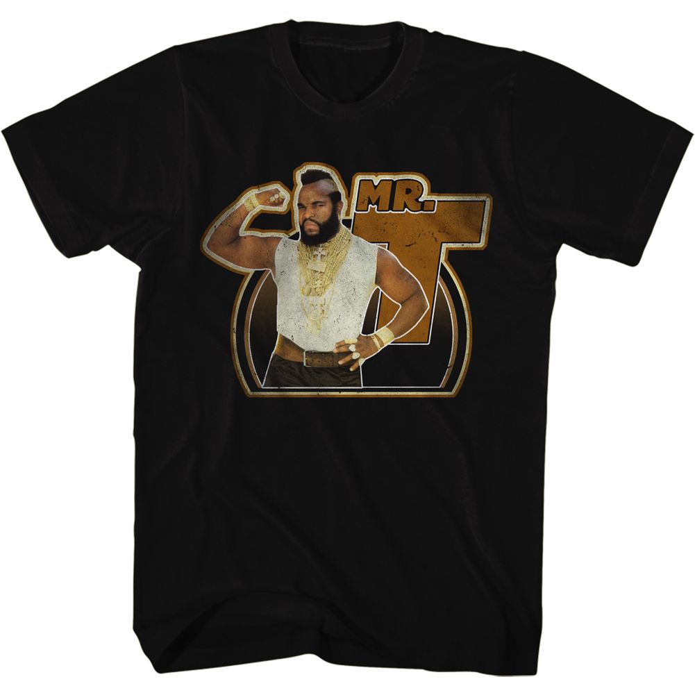 Mr. T - Gun - Short Sleeve - Adult - T-Shirt - clothing by TeeHivey.com
