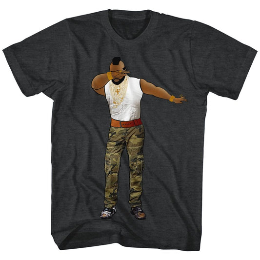 Mr. T - Dabbin - Short Sleeve - Heather - Adult - T-Shirt