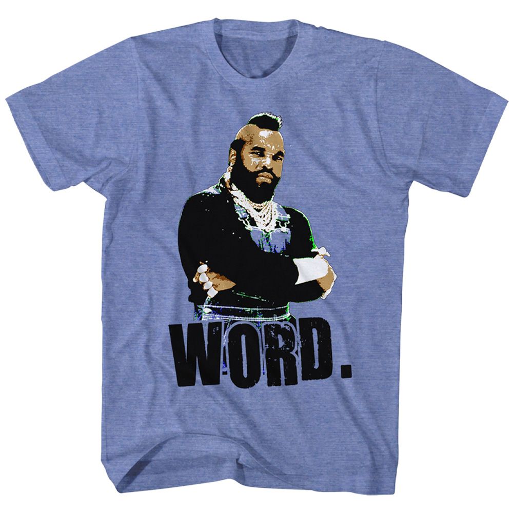 Mr. T - Word - Short Sleeve - Heather - Adult - T-Shirt