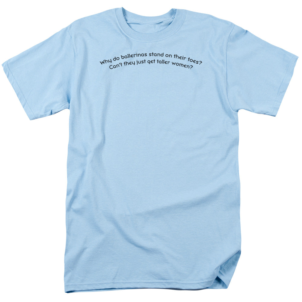 Ballerinas Mens T Shirt Light Blue - clothing by TeeHivey.com
