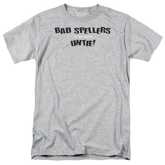Bad Spellers Mens T Shirt Athletic Heather