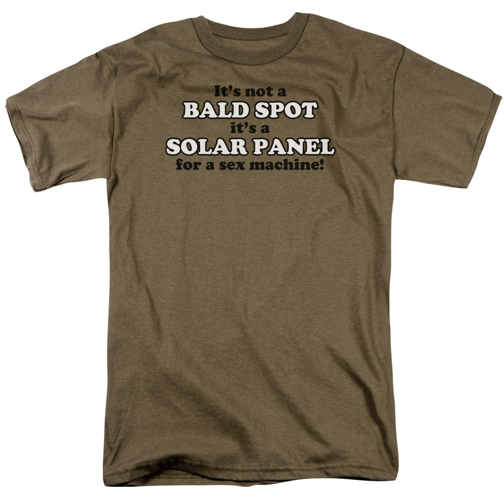 Bald Spot Mens T Shirt Safari Green - clothing by TeeHivey.com