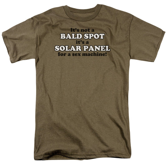 Bald Spot Mens T Shirt Safari Green - clothing by TeeHivey.com