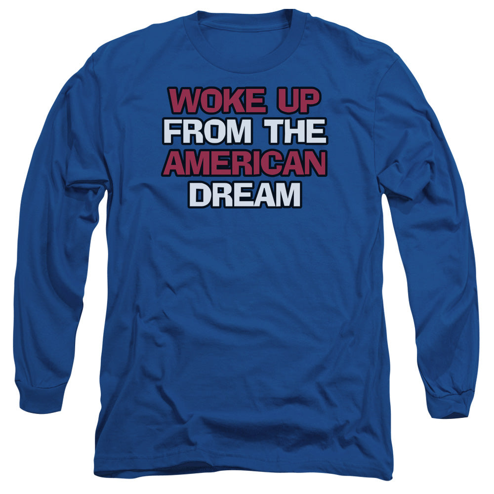 Amreican Dream Mens Long Sleeve Shirt Royal Blue - clothing by TeeHivey.com (Image 2)