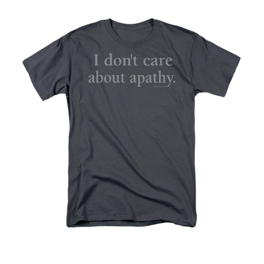 Apathy Mens T Shirt Charcoal - clothing by TeeHivey.com