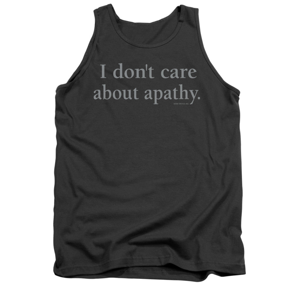 Apathy Mens Tank Top Shirt Charcoal - clothing by TeeHivey.com (Image 1)