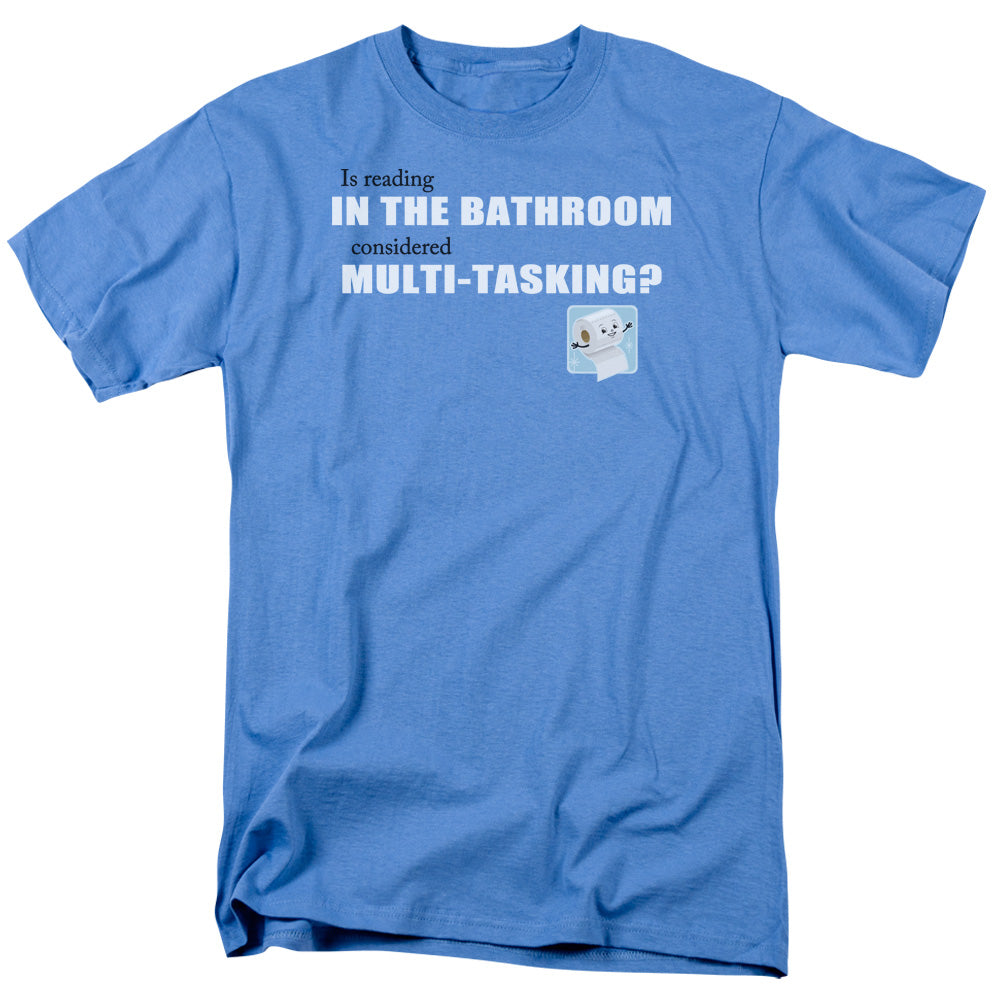 Bathroom Reading Mens T Shirt Carolina Blue