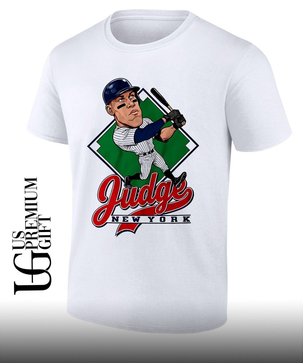 Aaron Judge New York Yankees Baseball player Judge New York caricature shirt