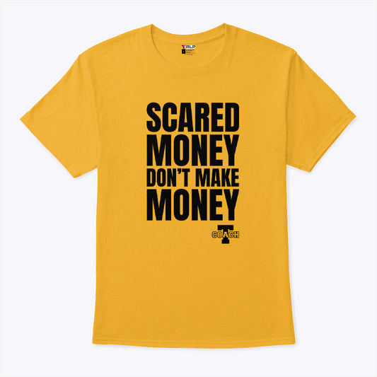 Aaron Rodgers Scared Money Don’t Make Money T Shirt