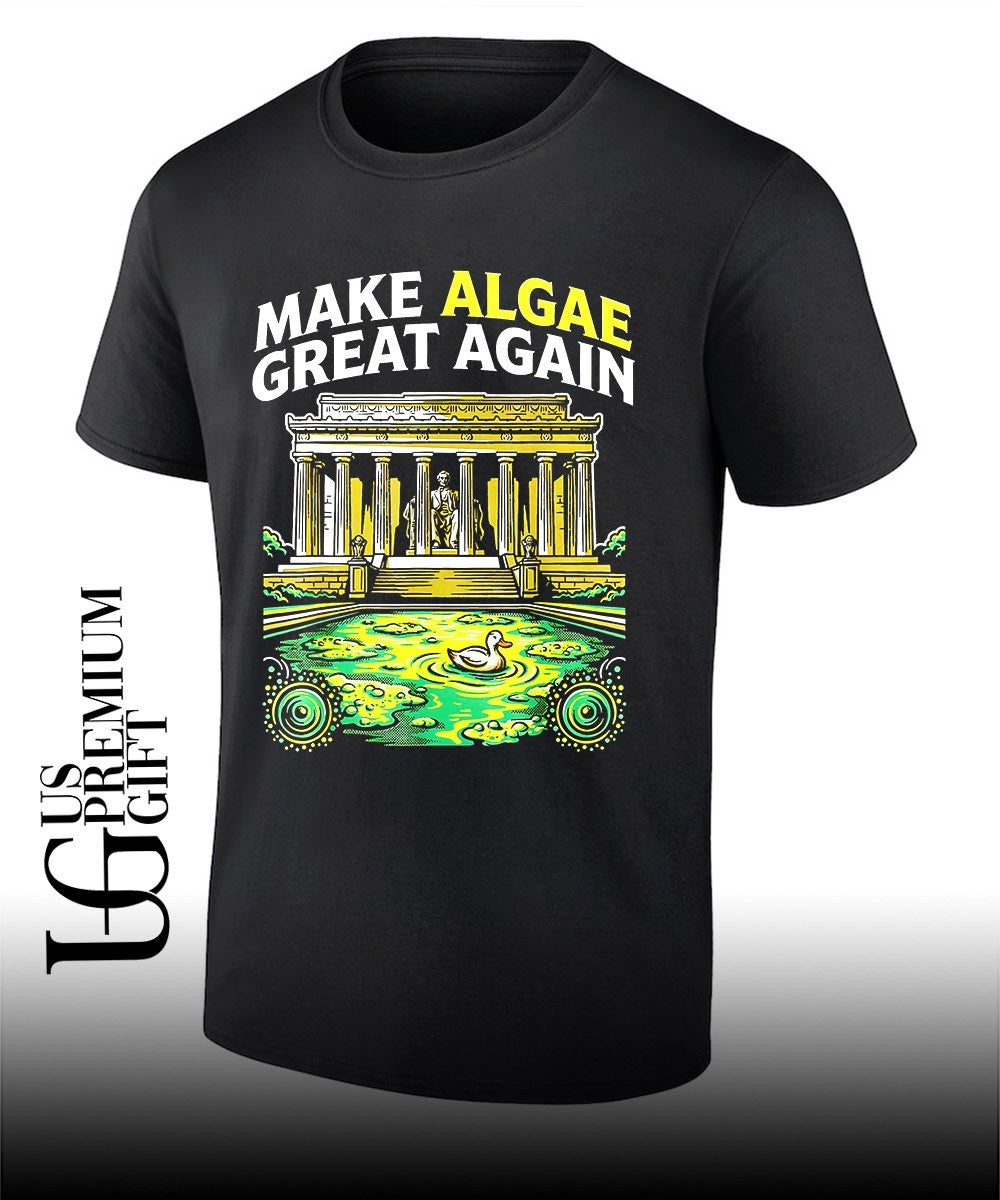 Abraham Lincoln Lincoln Memorial Reflecting Pool Make Algae Great Again shirt