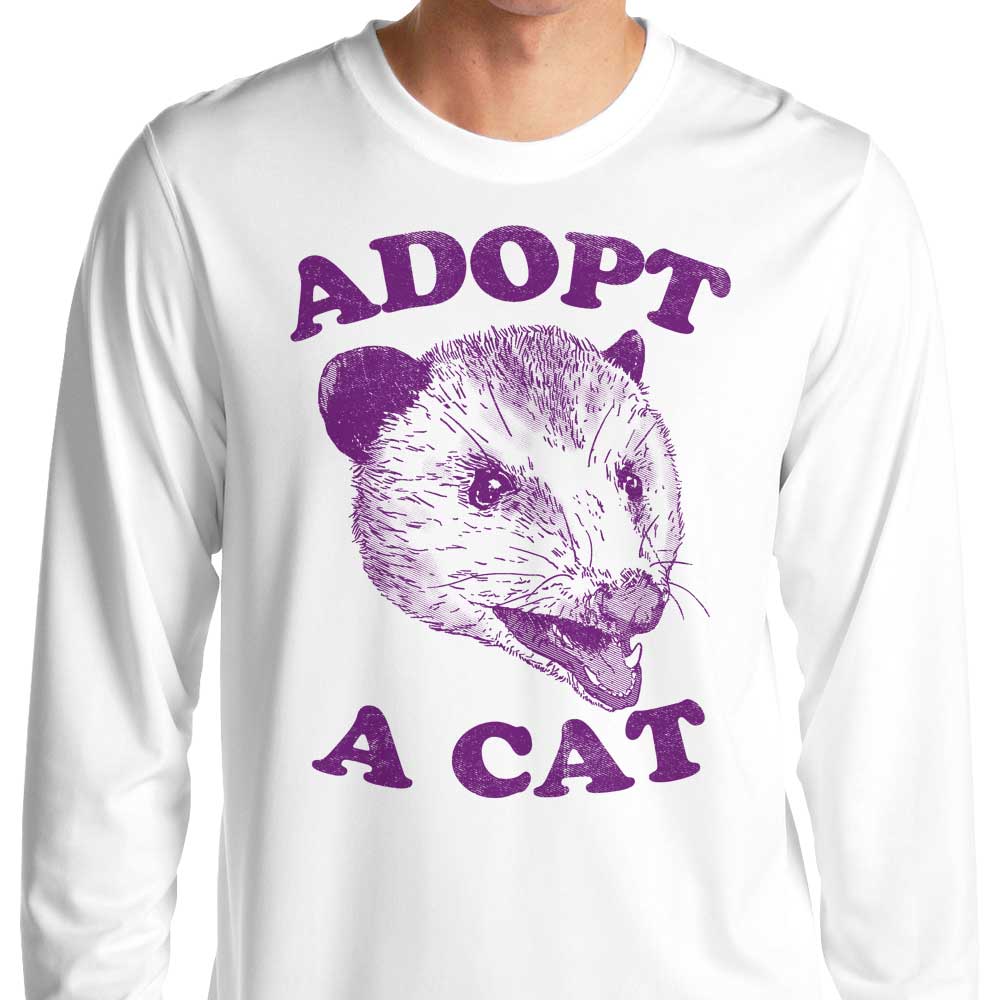 Adopt a Cat - Long Sleeve T-Shirt