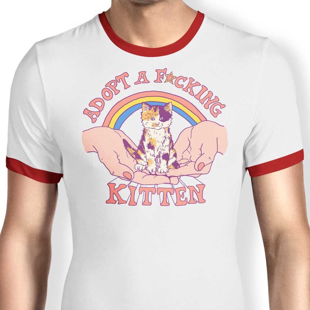 Adopt a Kitten - Ringer T-Shirt