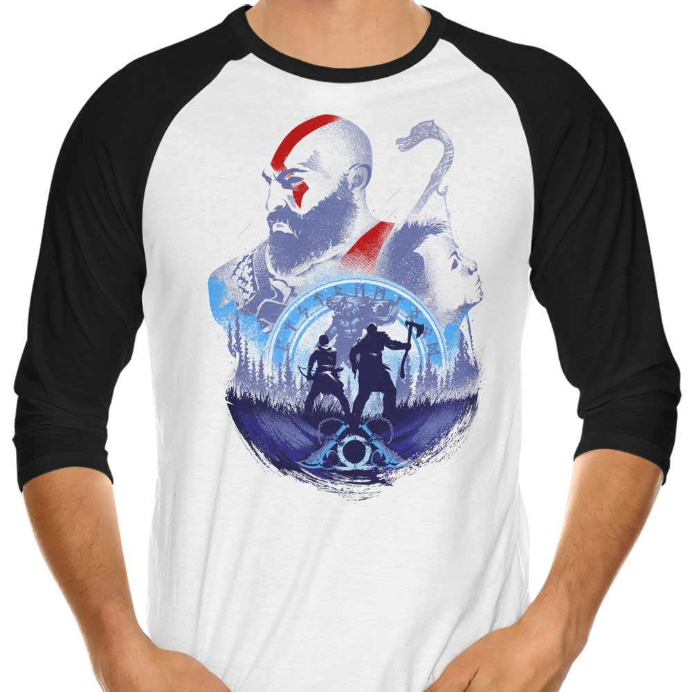 Adventures with My Father - 3/4 Sleeve Raglan T-Shirt