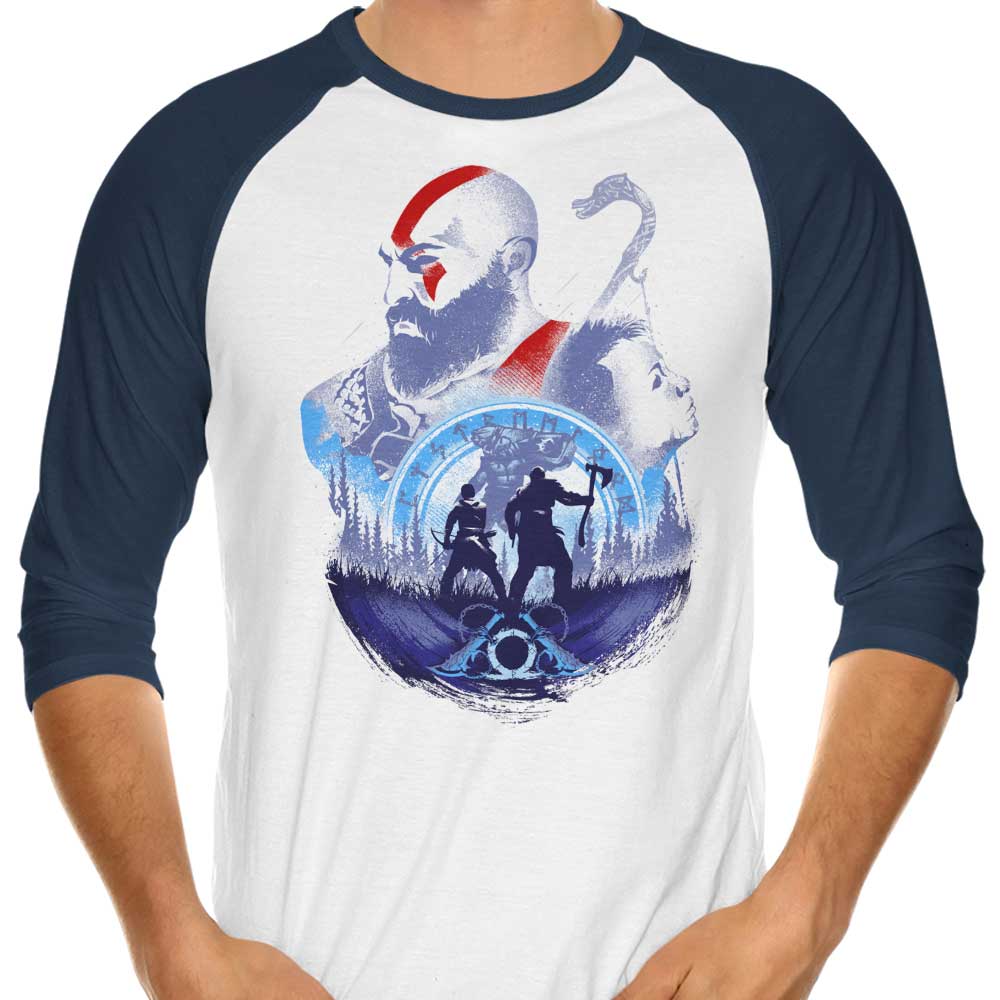 Adventures with My Father - 3/4 Sleeve Raglan T-Shirt