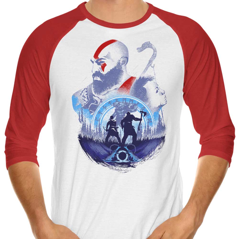 Adventures with My Father - 3/4 Sleeve Raglan T-Shirt