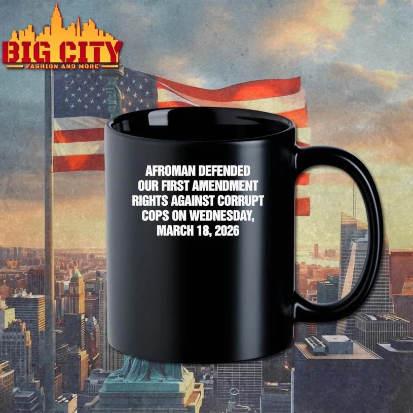 Afroman Defended Our First Amendment rights Against Corrupt Cops Text Shirt