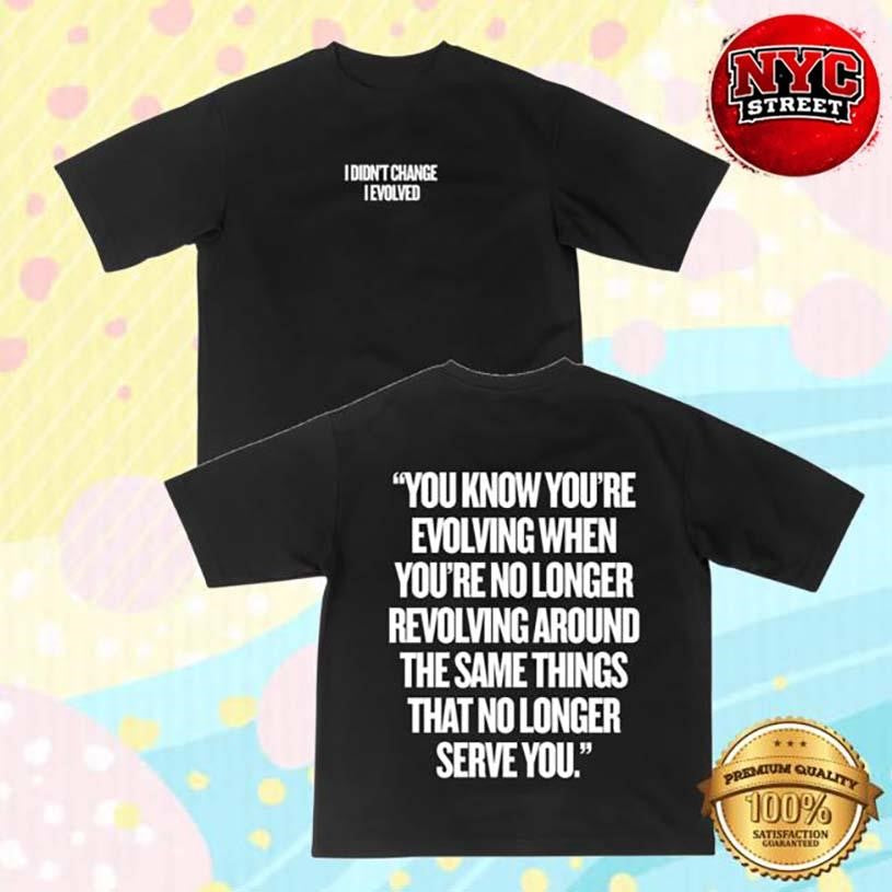 Aj Mcqueen I Evolved Two Sided Shirt