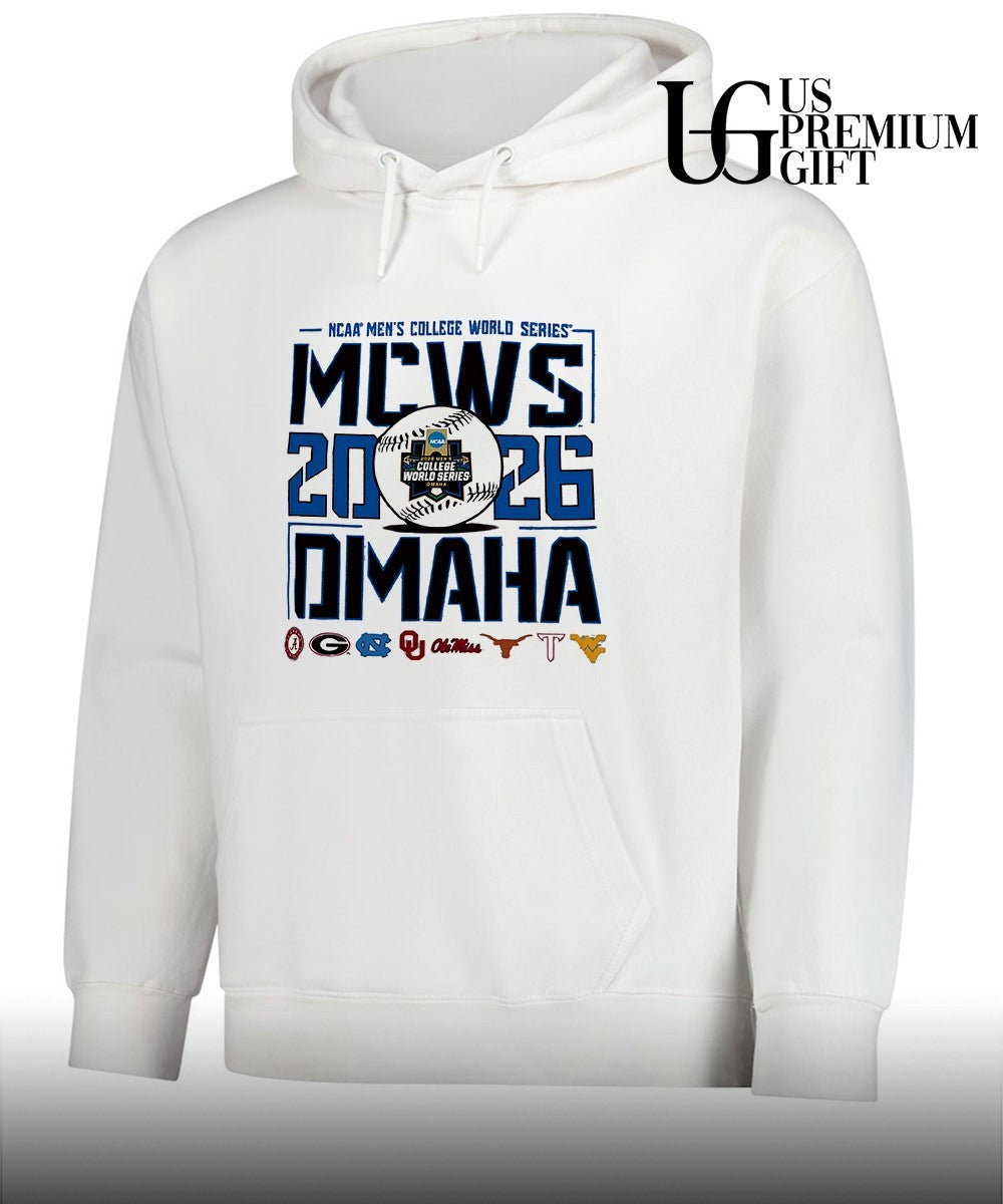 Alabama Georgia North Carolina Oklahoma Ole Miss Texas Texas Tech West Virginia MCWS 2026 Omaha shirt