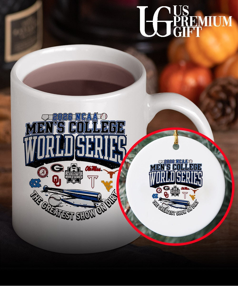 Alabama Georgia Oklahoma Ole Miss Texas North Carolina West Virginia 2026 NCAA Men’s College World Series The Greatest Show on Dirt shirt