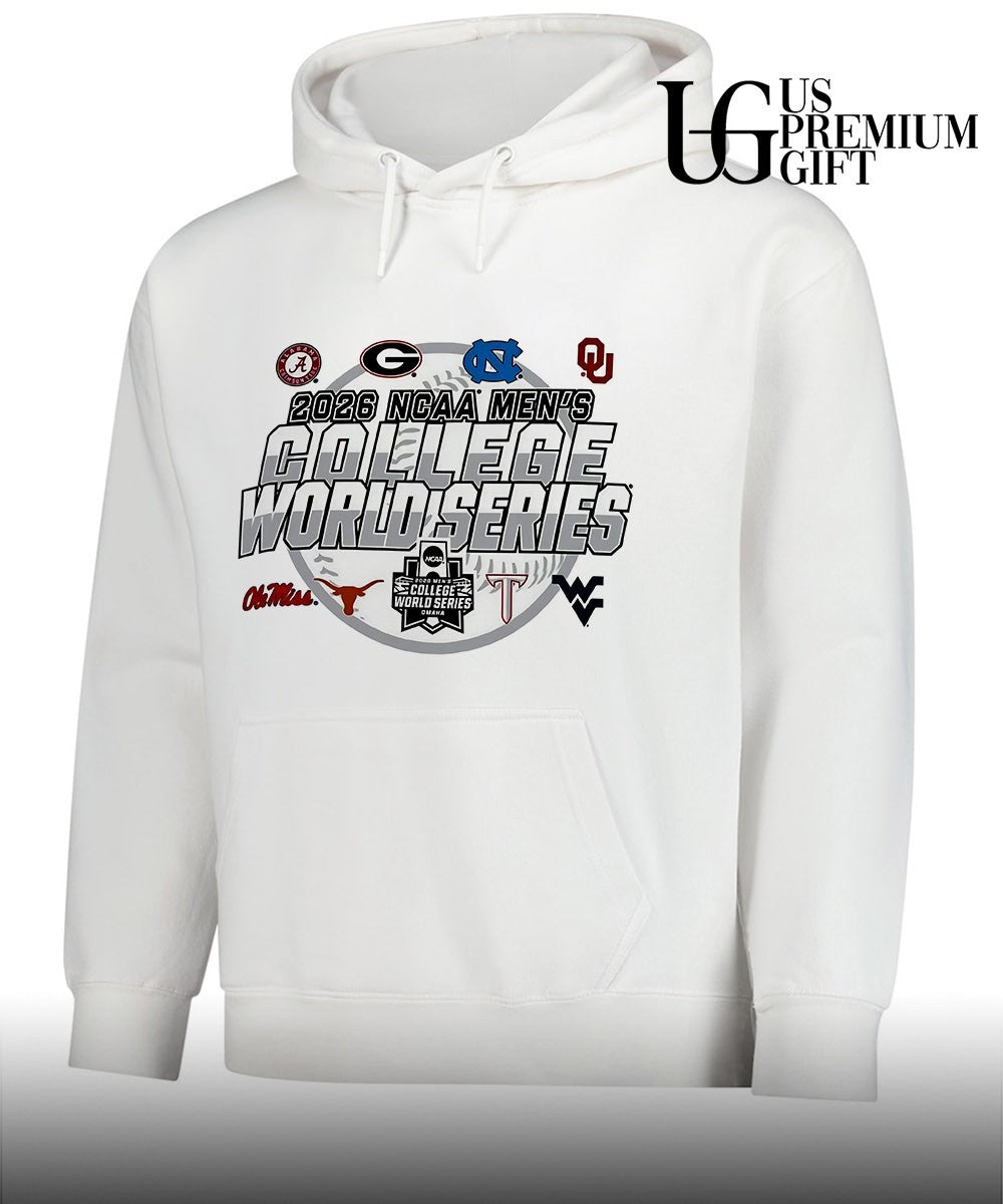 Alabama Georgia UNC Oklahoma Ole Miss Texas Texas Tech WVU 2026 NCAA Men’s College World Series shirt