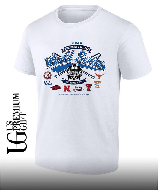 Alabama UCLA Arkansas Nebraska State Texas Tech Tennessee NCAA Women’s College World Series shirt