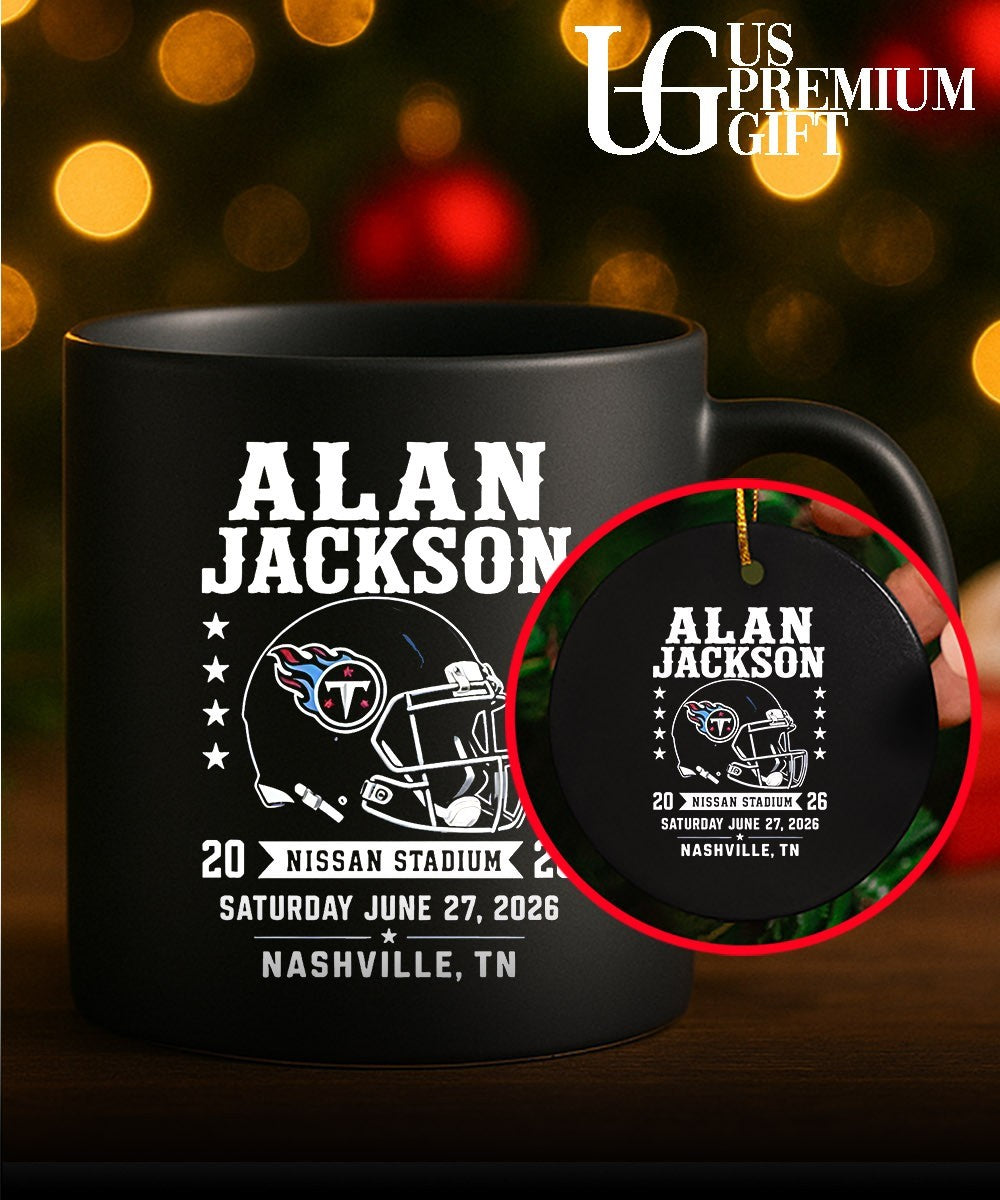 Alan Jackson Nissan Stadium Nashville 2026 Concert Tennessee Titans helmet shirt