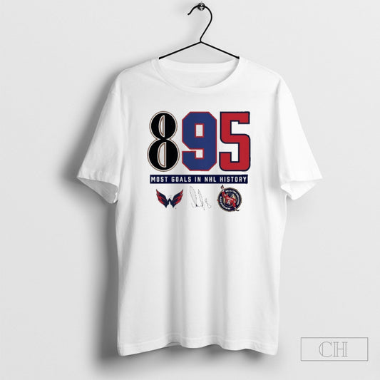 Alexander Ovechkin Washington Capitals Nhl All Time Leading Goal Scorer The History Of 895 Signature