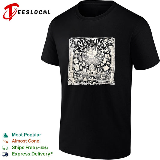 Alice Falling conspiracy theory aesthetic Alice in Wonderland shirt