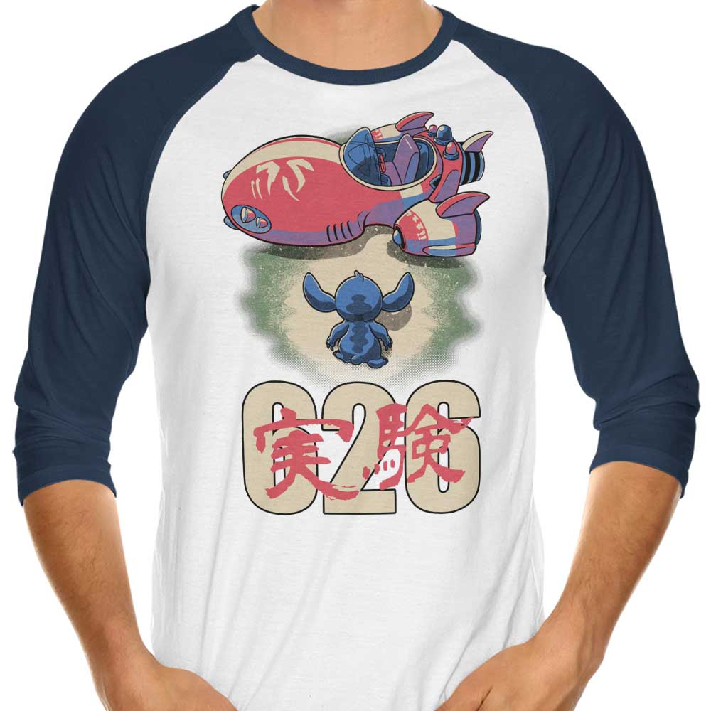 Alien Spaceship - 3/4 Sleeve Raglan T-Shirt