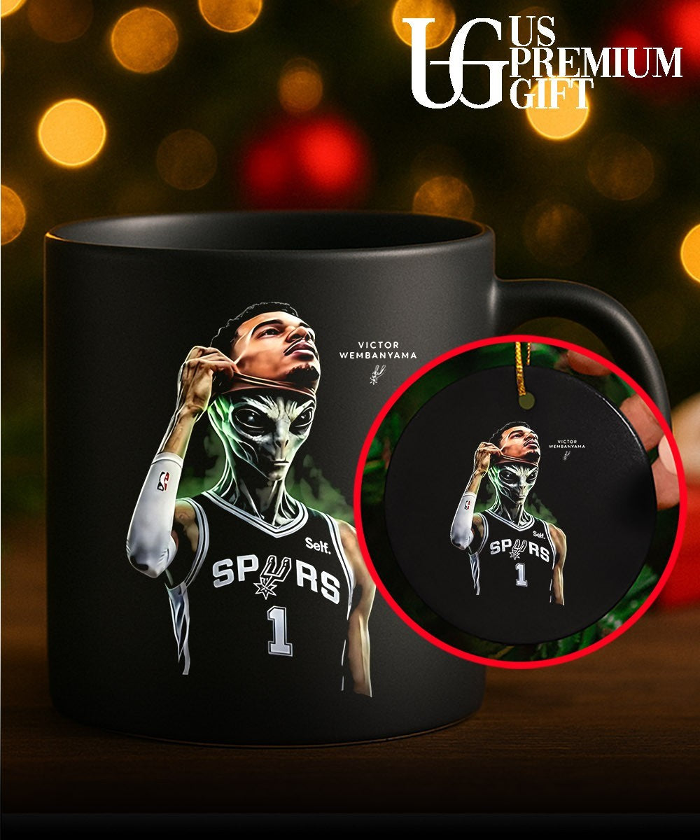 Alien Takeover mask Victor Wembanyama San Antonio Spurs NBA 2026 shirt