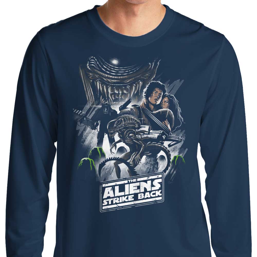 Aliens Strike Back - Long Sleeve T-Shirt