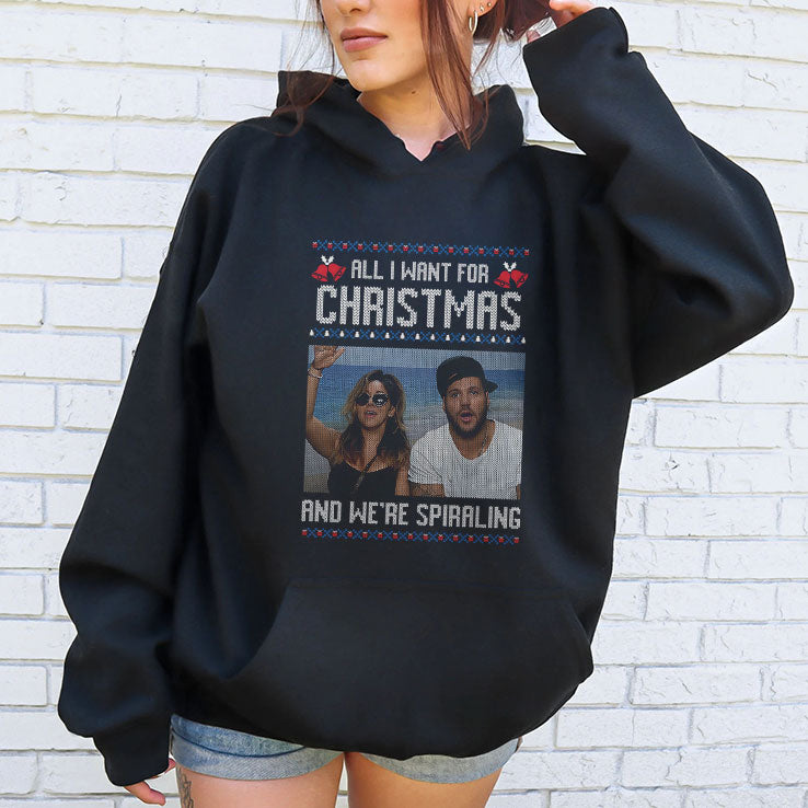 All I Want For Christmas And We’re Spiraling Jersey Shore T Shirt