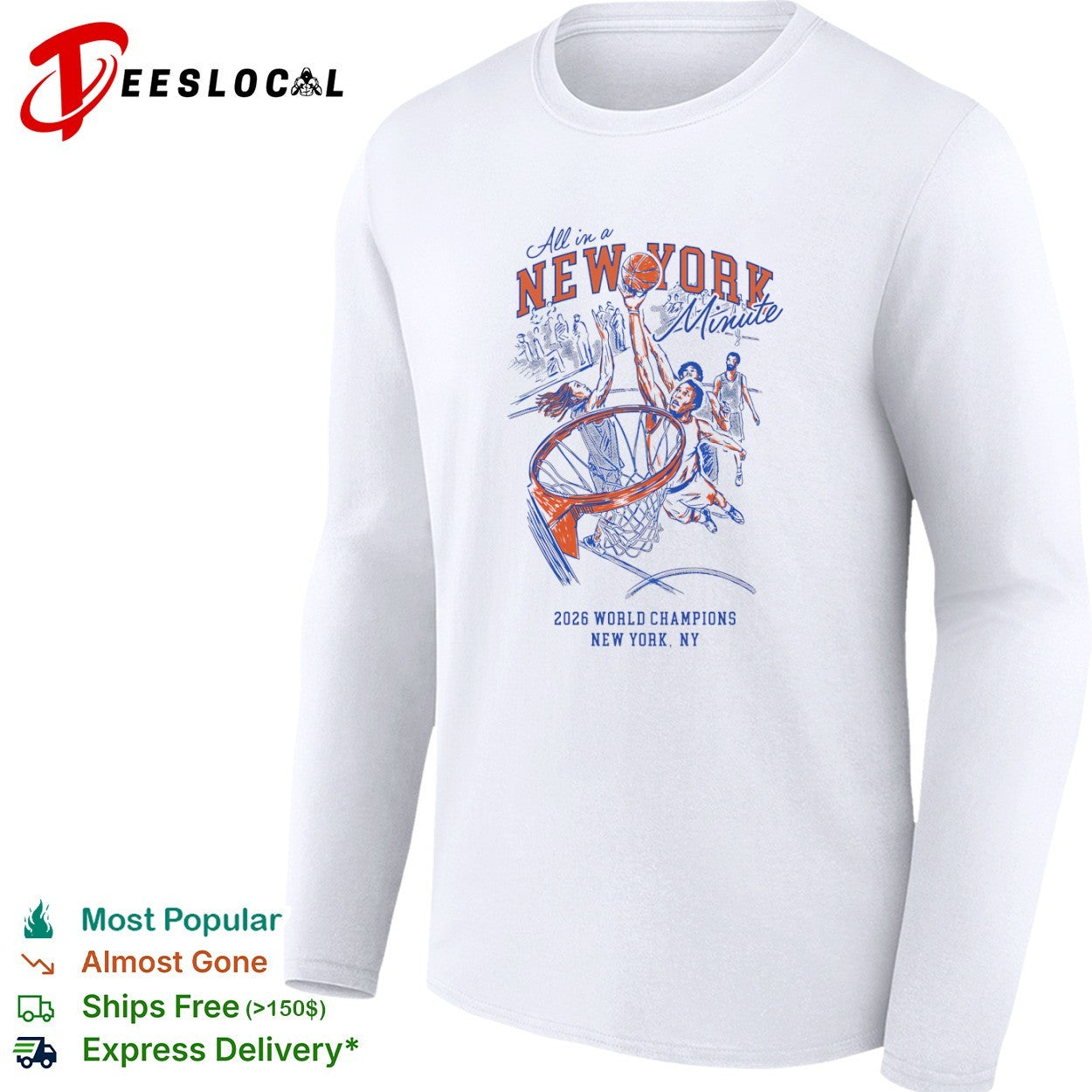 All in a New York Minute New York Knicks 2026 shirt