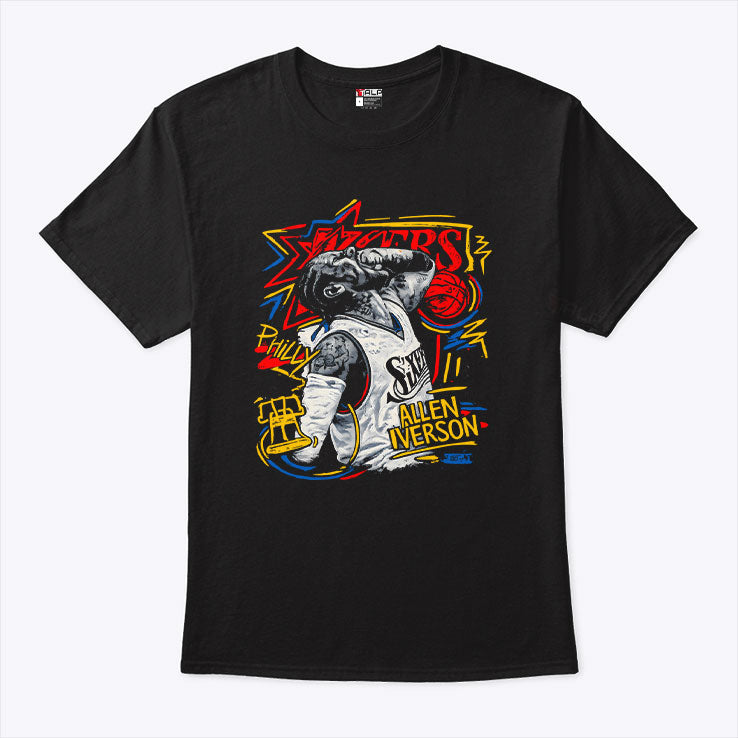 Allen Iverson Philadelphia 76ers T Shirt